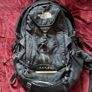 North Face Surge Backpack - Black